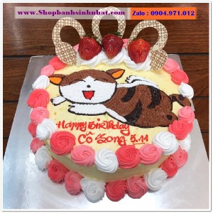 Bánh Sinh Nhật In Hình Ảnh - H161